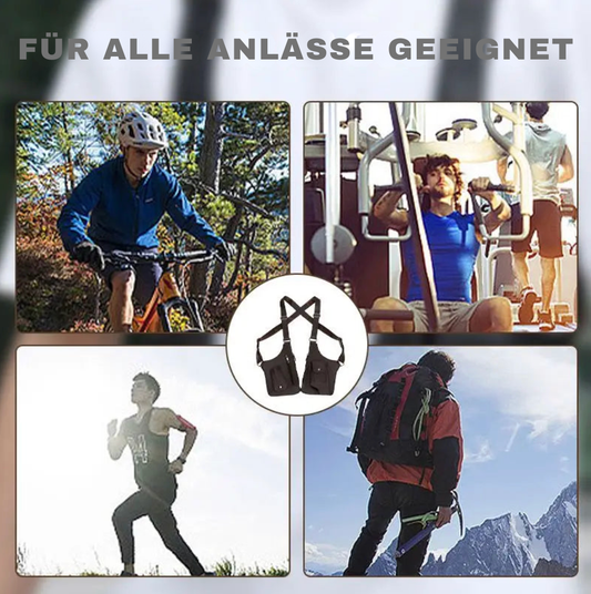 Anti-Diebstahl Outdoor-Umhängetasche mit vielen Fächern